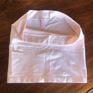 Victoria’s Secret bandeau under shirt